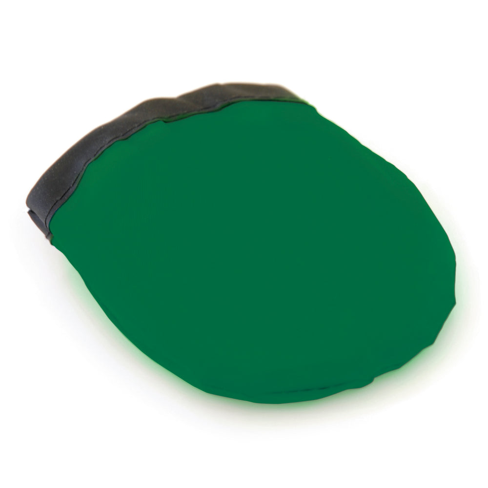 Branded Foldable Foldaway Frisbee with Pouch and Black trim