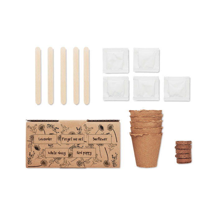 Branded Flowers growing kit