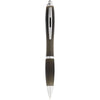 Nash ballpoint pen coloured barrel and black grip in black