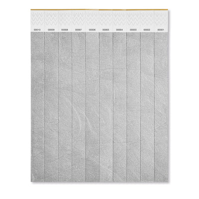 Branded One sheet of 10 wristbands