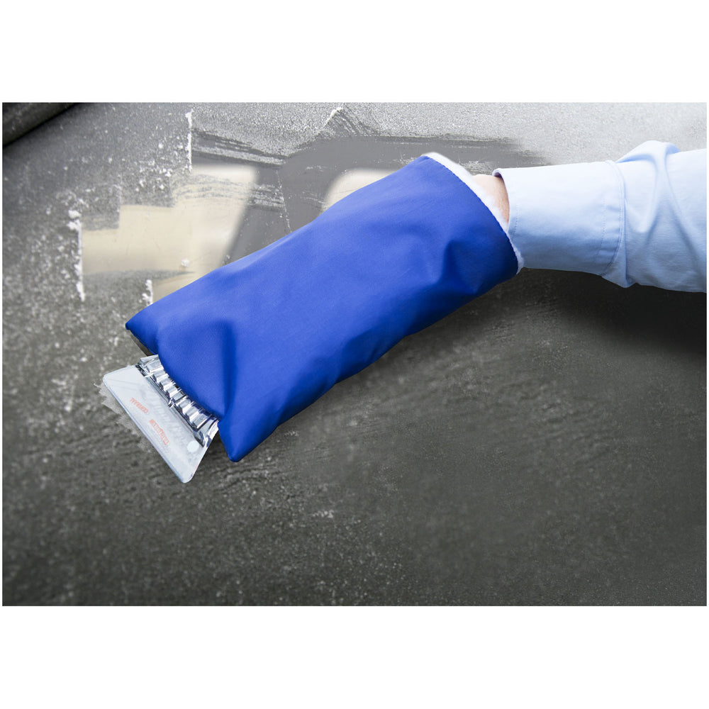 Branded Colt ice scraper with glove