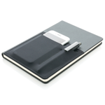 Branded A5 Deluxe notebook with smart pockets