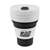 Branded Pocket Cup 355ml collapsible silicone body cup