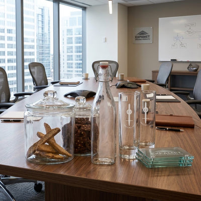Branded Glass Meeting Room Set