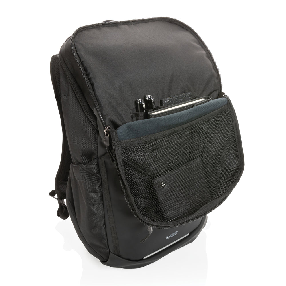 Branded Swiss Peak AWARE™ RPET 15.6 inch business backpack
