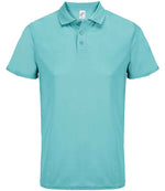 SOL'S Unisex Pitcher Recycled Polyester Piqué Polo Shirt Pool Blue