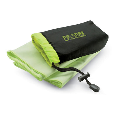 Sport towel in nylon pouch