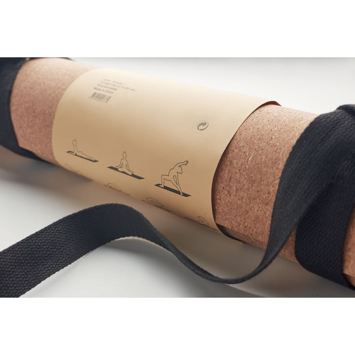 Branded Cork yoga mat