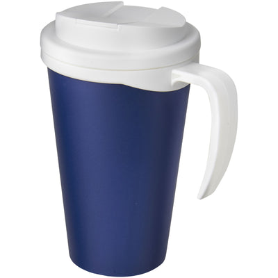 Branded Americano® Grande 350 ml mug with spill-proof lid