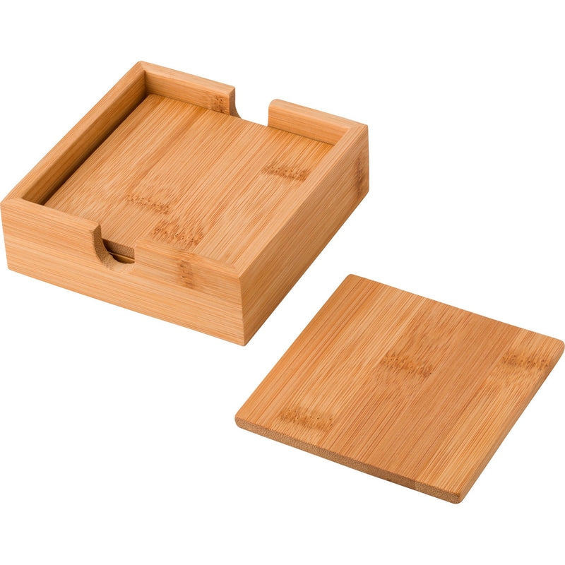 Gaskan Bamboo coaster set