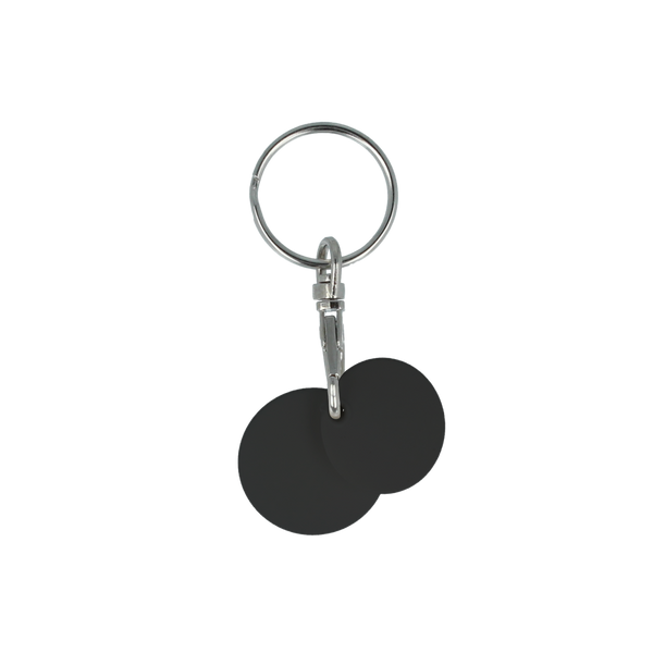 Multi Euro Trolley Coin Keyring