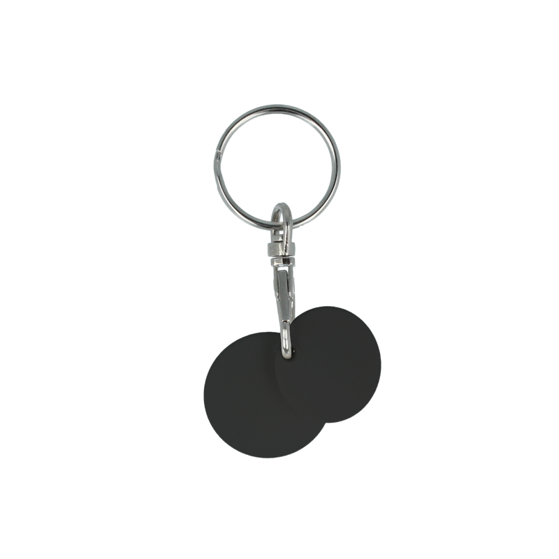 Multi Euro Trolley Coin Keyring