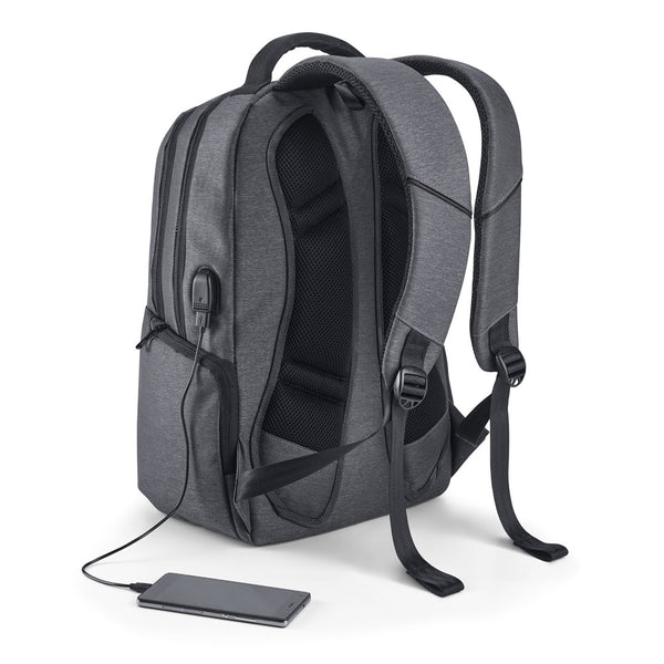 BOSTON. 17" Waterproof 2 Tone Nylon laptop backpack