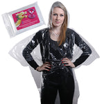 Emergency Rain Poncho with Printed Label