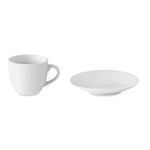 Branded Espresso cup and saucer 80 ml