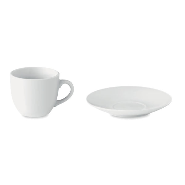 Branded Espresso cup and saucer 80 ml