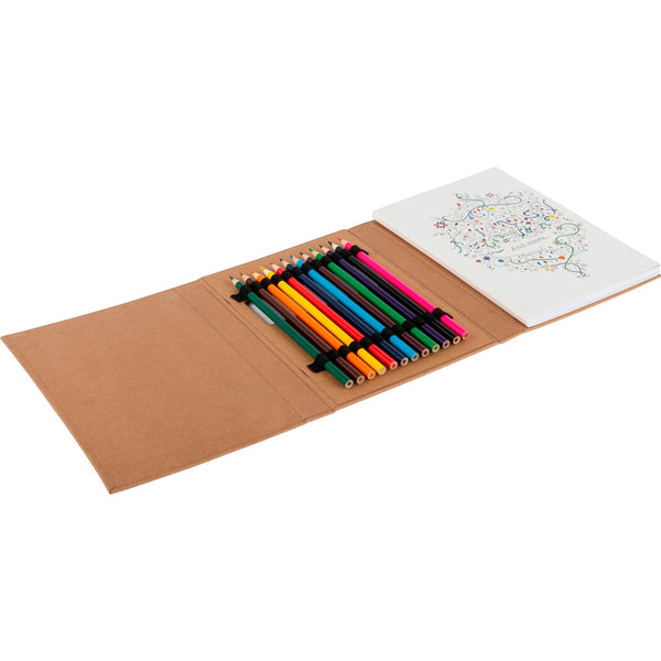 Branded Glyncoch Colouring folder for adults