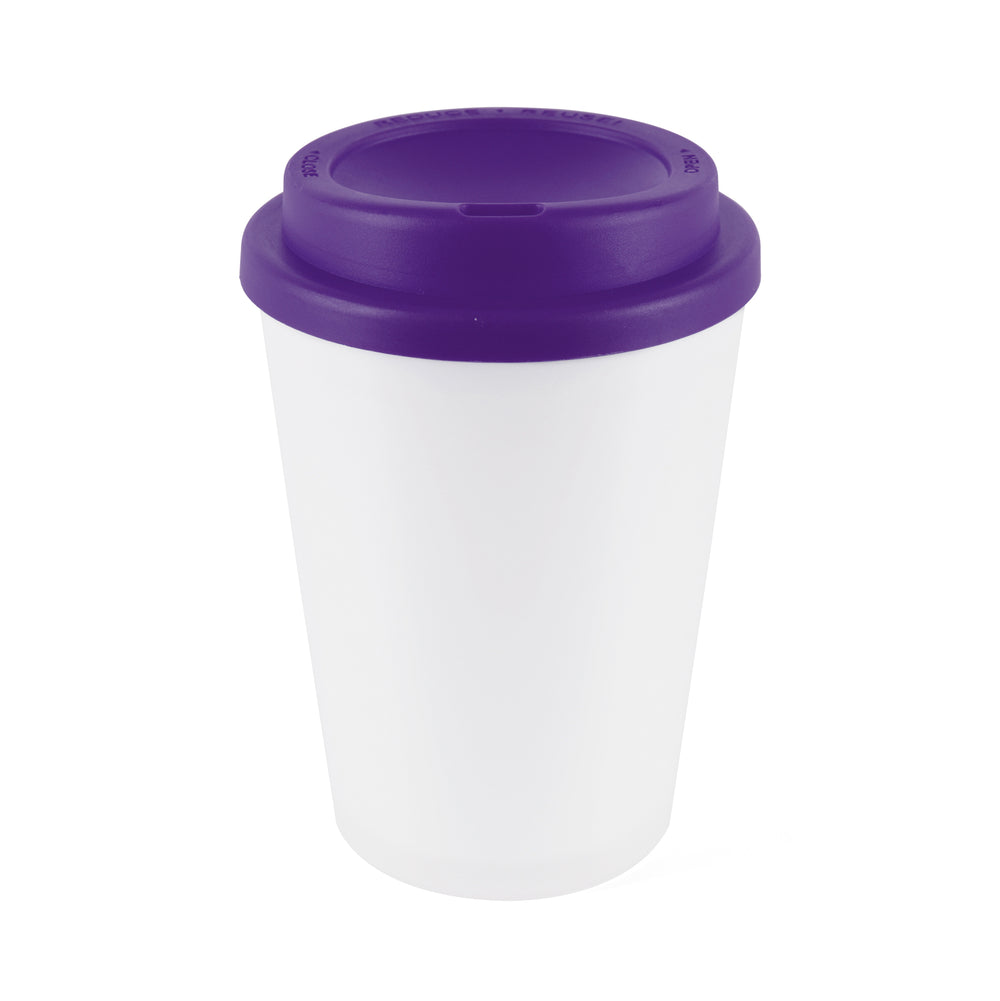 Branded Haddon 350ml double wall Frosted Translucent tumbler