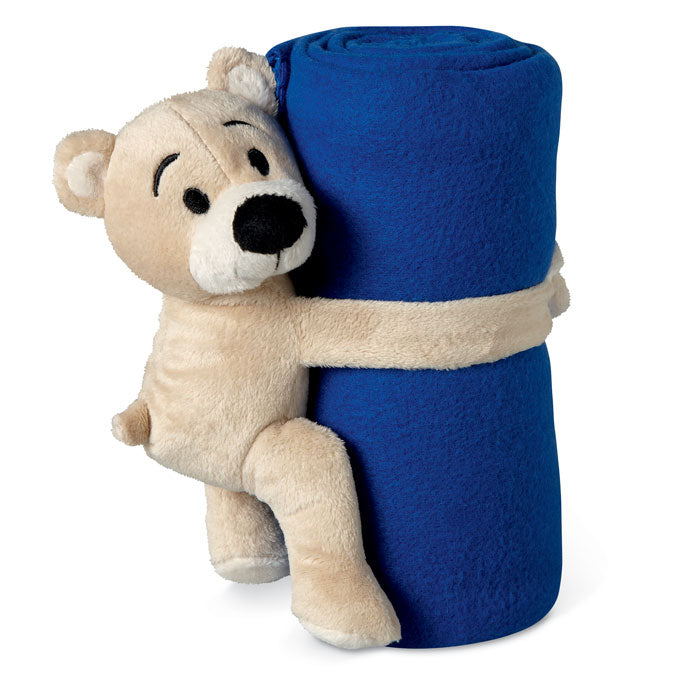 Branded Fleece blanket with bear