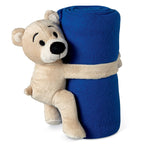 Branded Fleece blanket with bear