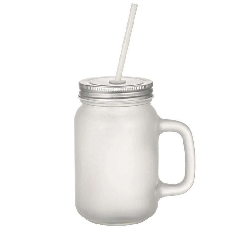 Frosted Glass Mason Jar
