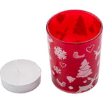 Branded Pettus Glass candle holder