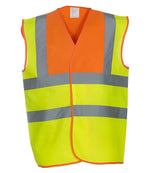 Yoko Hi-Vis Two Band and Braces Waistcoat