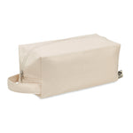 Branded Canvas cosmetic bag 220 gr/m²