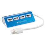 4 port USB hub with cable