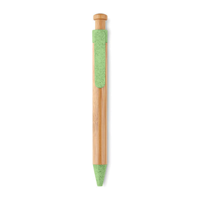 Branded Bamboo/Wheat-Straw ABS ball pen