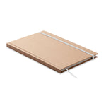 Branded A5 recycled page notebook with Recycled Cover