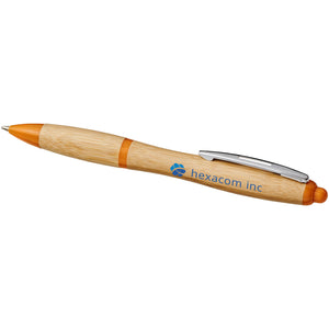 Nash bamboo ballpoint pen | Branded Nash Bamboo Pen