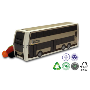 Replica Double Decker Bus Box with Jelly Beans