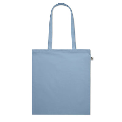180 gr/m² Organic cotton shopping bag with Long Handles