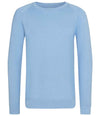 AWDis Academy Kids Raglan Sweatshirt Sky Blue