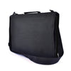 Branded Hutton Black Polyester Satchel Conference Bag With Trim + Pocket
