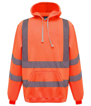 Yoko Hi-Vis Pull Over Hoodie Orange