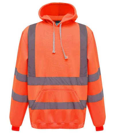 Yoko Hi-Vis Pull Over Hoodie Orange