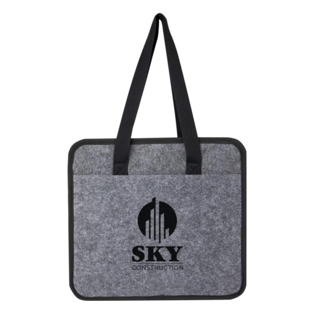 Branded Felta GRS recycled felt foldable car organiser