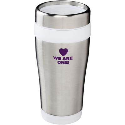 Branded Elwood 410 ml insulated tumbler