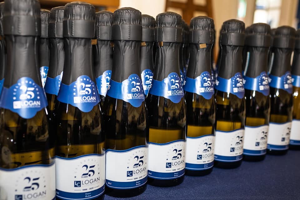 Branded Mini Prosecco Bottles