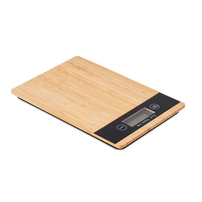 Branded Bamboo digital kitchen scales
