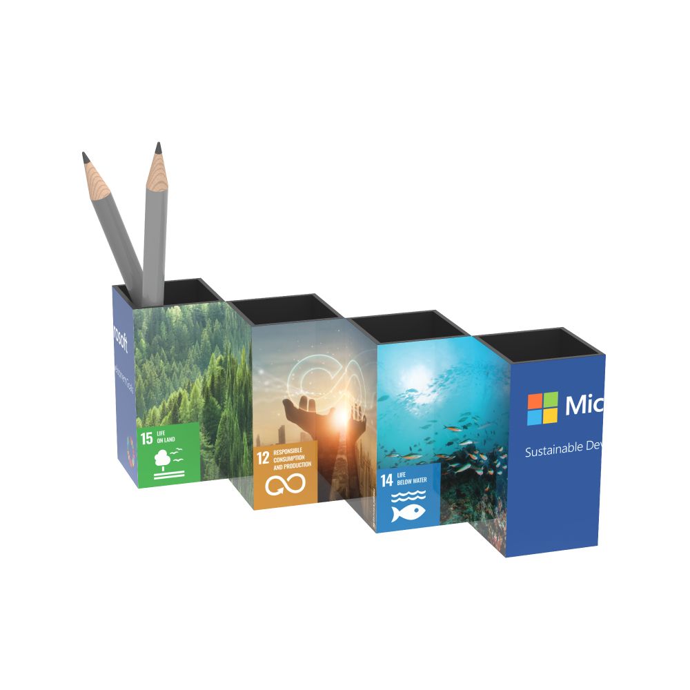 Branded Magic Flip Pen Pot