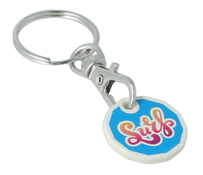 Trolley Coin Keyring (1GBP)