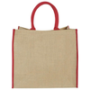 Harry coloured edge jute tote bag 25L
