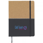 Duo Cork and Imitation Leather Notebook