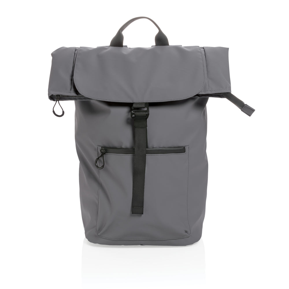 Branded Impact AWARE™ RPET water resistant 15.6" laptop backpack