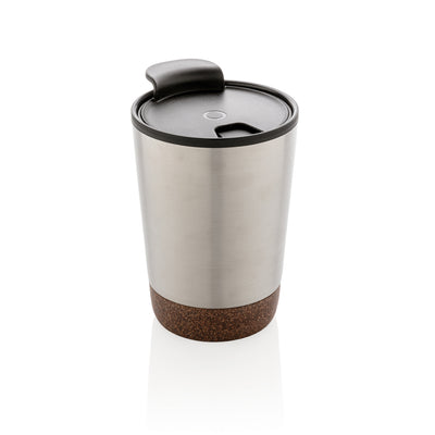 Branded GRS RPP stainless steel cork coffee tumbler