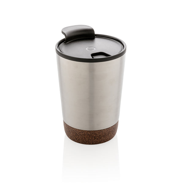 Branded GRS RPP stainless steel cork coffee tumbler