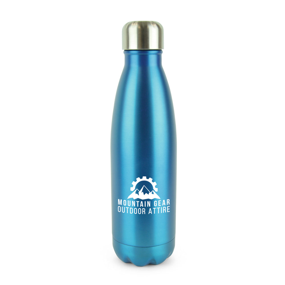 Branded Ashford Plus DOUBLE WALL 500ml Stainless Steel drinks bottle